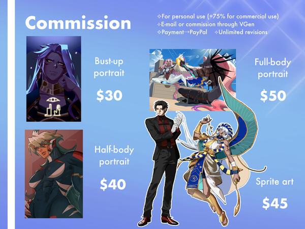 Commission info